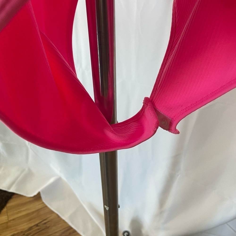 Vibrant Pink Ribbed tummy control bodysuit body shaper size XXL - Picture 8 of 8